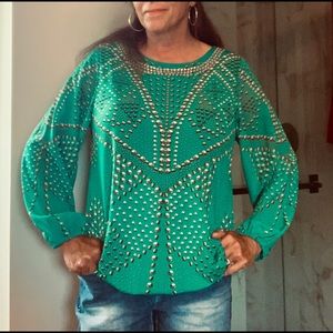 ALFANI pull over blouse